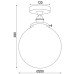 Πλαφονιέρα οροφής μονόφωτη μεταλλική σε μαύρο ματ με γυαλί διάφανο | Aca | OD90151CB